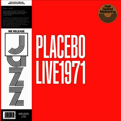 Placebo (Marc Moulin) - Live 1971 (Half Speed Mastering)(Ltd. Ed)(180G)(LP)