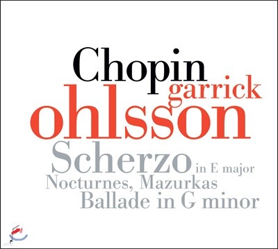 Garrick Ohlsson 쇼팽: 발라드 1번, 녹턴, 마주르카 외 (Chopin: Ballade op.23, Nocturnes, Scherzo op.54, Mazurkas)