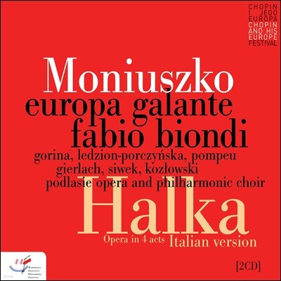 Fabio Biondi 스타니슬라프 모니우슈코: 오페라 '할카' (Stanislaw Moniuszko: Halka)