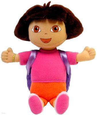 Dora's Backpack Book with Plush
