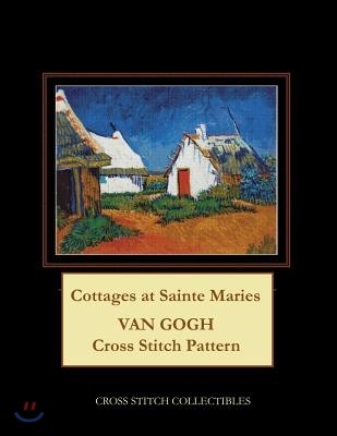 Cottages at Sainte Maries: Van Gogh Cross Stitch Pattern