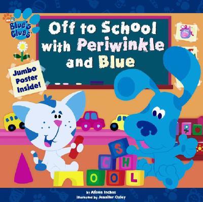 Off to School with Periwinkle and Blue with Poster
