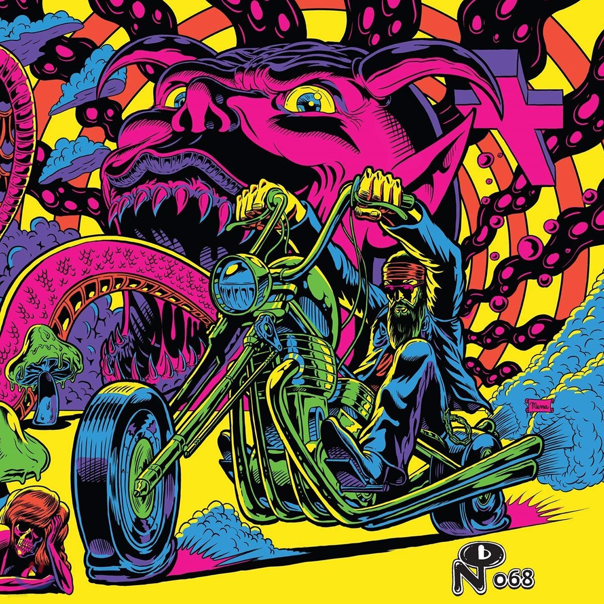 1970년대 포스트 히피 컴필레이션 (Warfaring Strangers: Acid Nightmares) [옐로우 컬러 2LP]