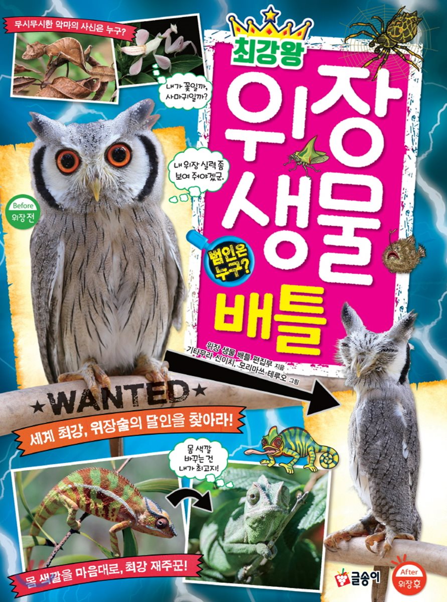 최강왕 위장 생물 배틀