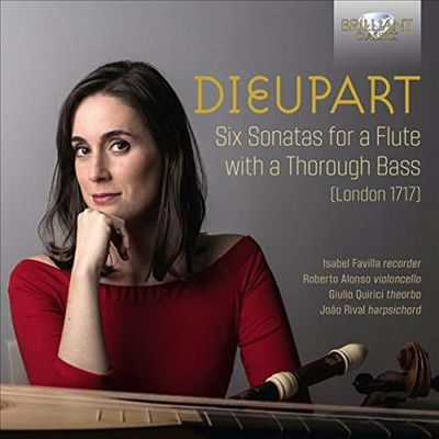 ĸ:   ÷Ʈ  (Dieupart: 6 Sonatas for a Flute with a Thorough Bass)(CD) - Isabel Favilla