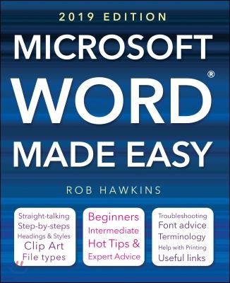 Microsoft Word Made Easy (2019 edition)