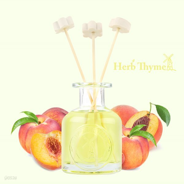 NEW 허브타임 디퓨저 130ml 실내 방향제 골든피치