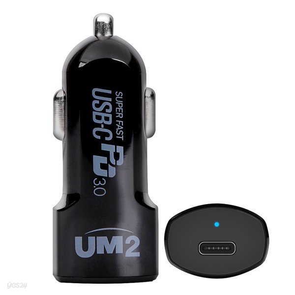 UM2 USB PD 36W 차량용충전기 시거잭 아이폰XS MAX 아이폰XR 아이폰X 아이폰8 아이폰8+ 아이패드 프로