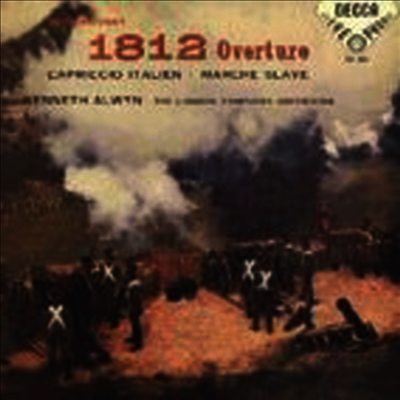 Kenneth Alwyn — 차이코프스키: 서곡 `1812년`, 이탈리아 기상곡, 슬라브 행진곡 (Tchaikovsky: 1812 Overture Op.49, Capriccio Italien Op.45, Marche Slave Op.31) - Kenneth Alwyn 앨범 커버