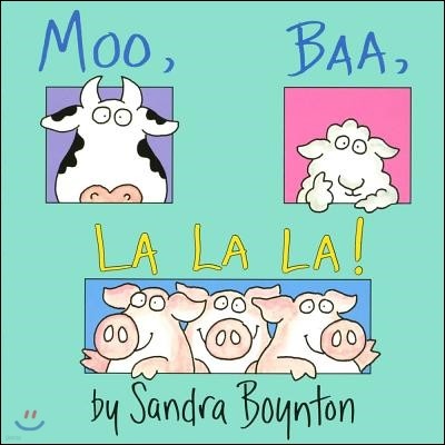 Moo, Baa, La La La!: Oversized Lap Board Book