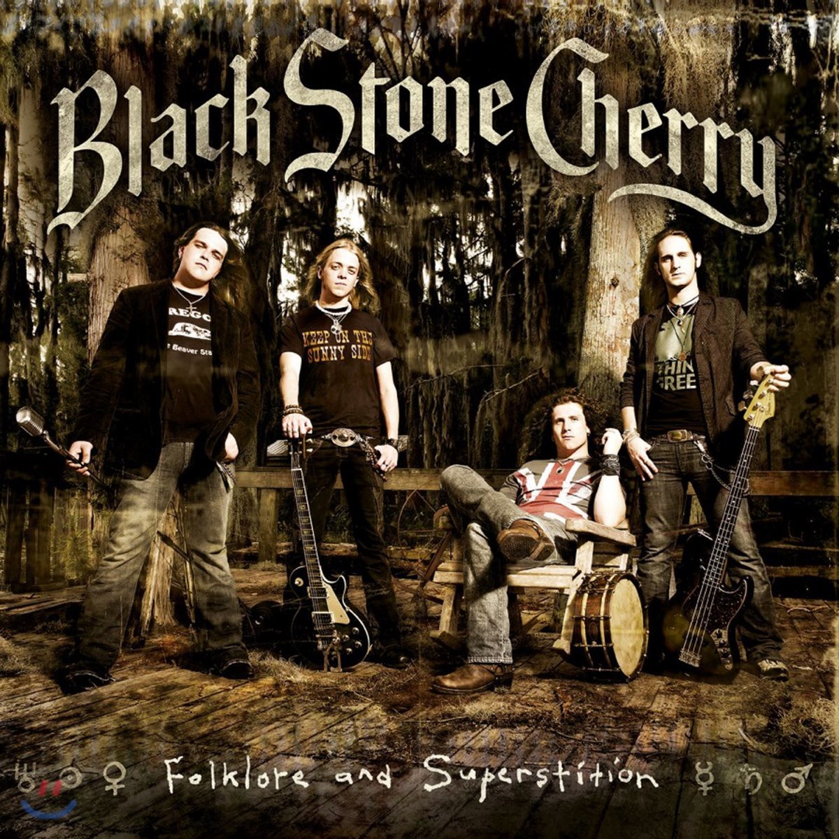 Black Stone Cherry (블랙 스톤 체리) - Folklore and Superstition [골드 &amp; 블랙 믹스 컬러 LP]