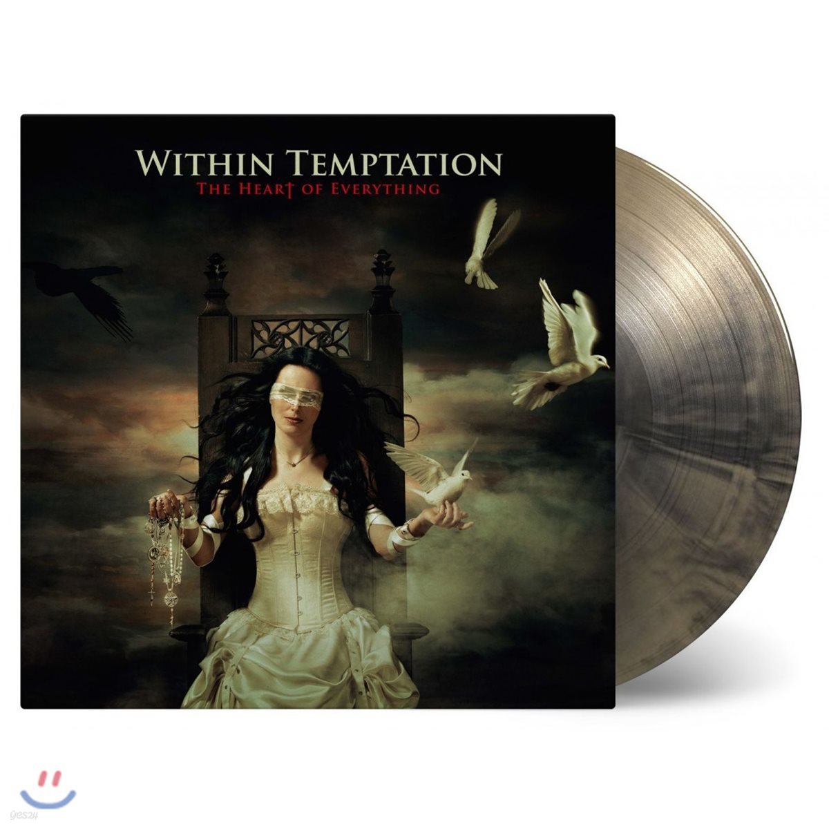 Within Temptation (위딘 템테이션) - The Heart of Everything [골드 &amp; 블랙 컬러 2LP]