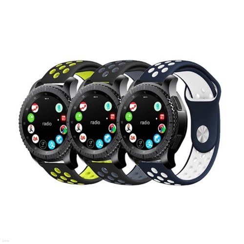 갤럭시워치 갤럭시기어S3 42 46mm 쿨워터 나이키 스포츠 밴드 스트랩 시계줄