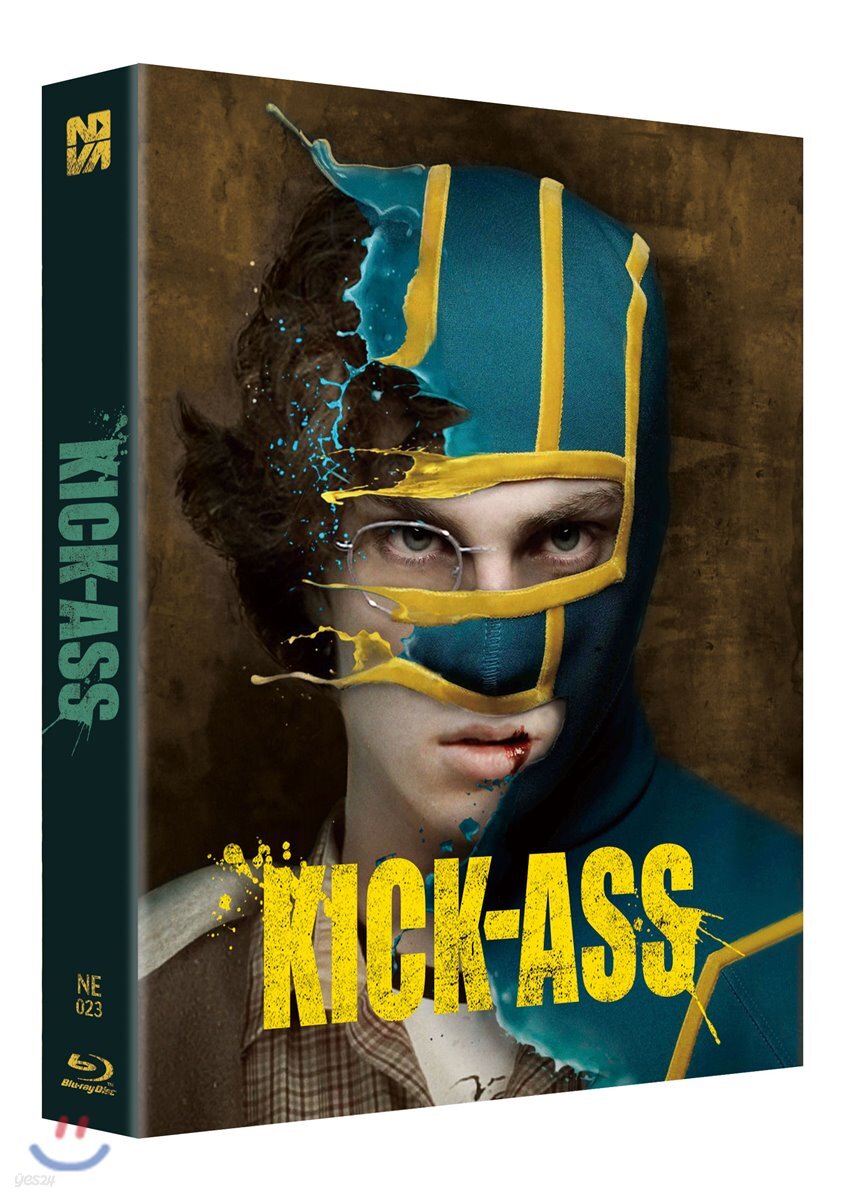 킥애스 (1Disc 한정판 독점 스틸북 렌티큘러 풀슬립 A) : 블루레이