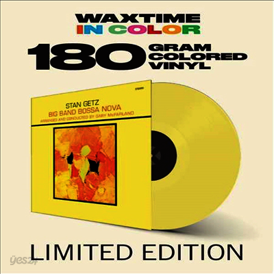 Stan Getz - Big Band Bossa Nova (Ltd. Ed)(Bonus Track)(180G)(Yellow Vinyl)(LP)
