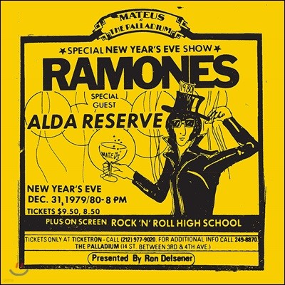 Ramones () - Live at The Palladium, New York 12/31/79  [2LP]