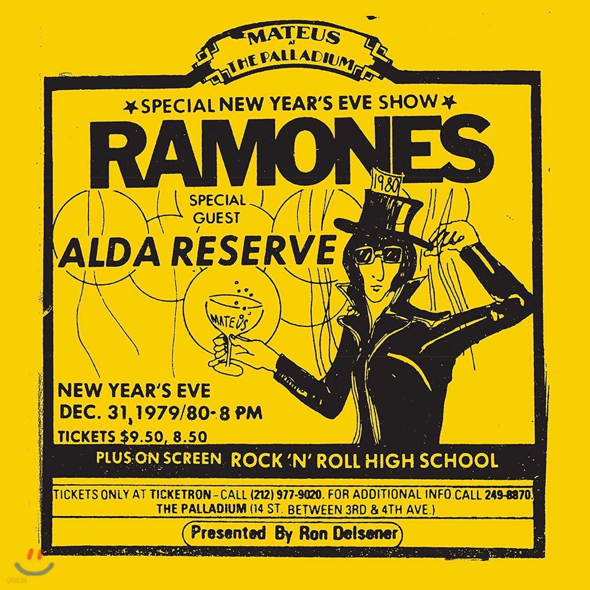 Ramones (라몬즈) - Live at The Palladium, New York 12/31/79  [2LP]