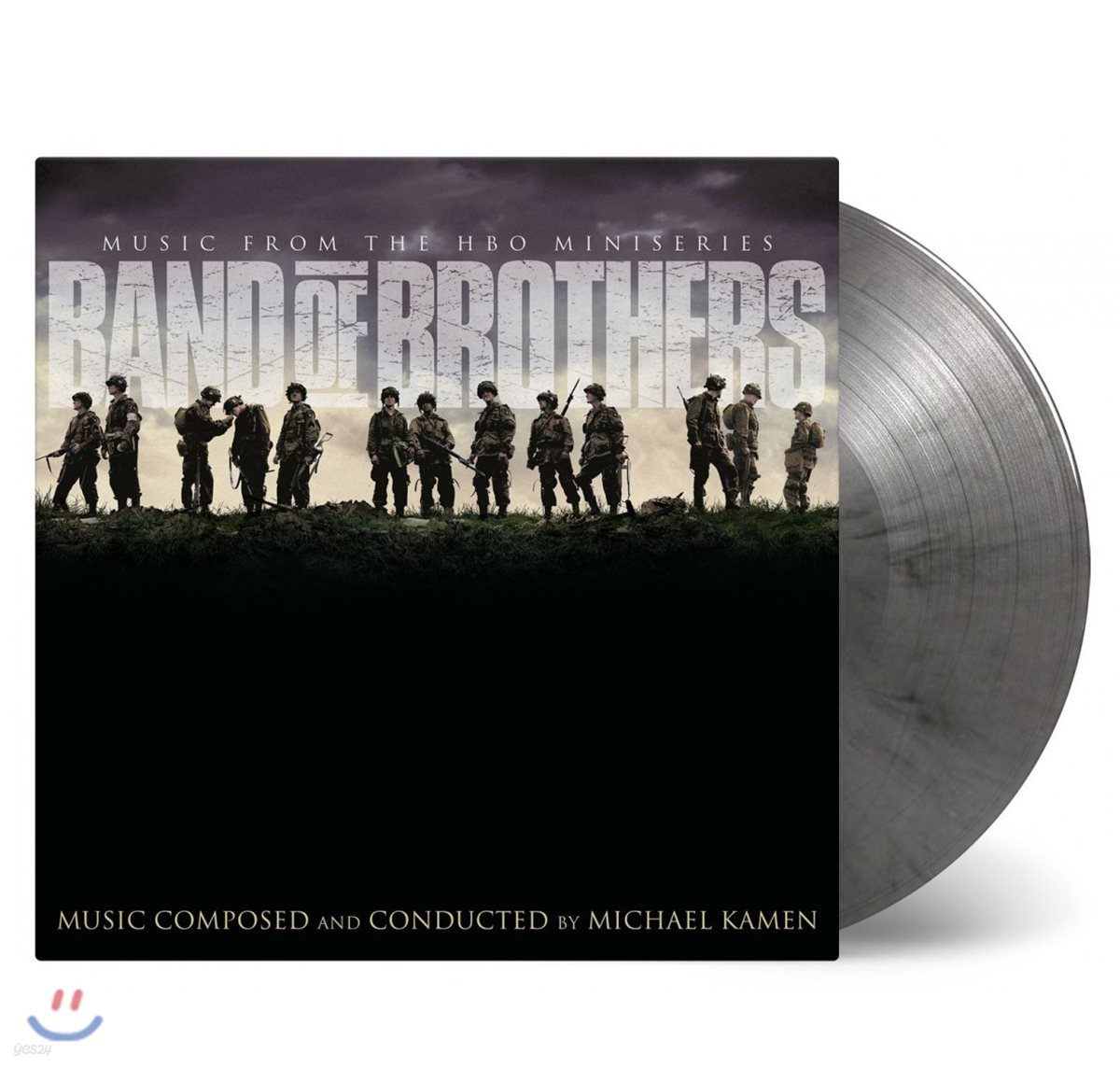 밴드 오브 브라더스 드라마 음악 (Band Of Brothers OST by Michael Kamen) [실버 앤 블랙 마블 컬러 2LP]