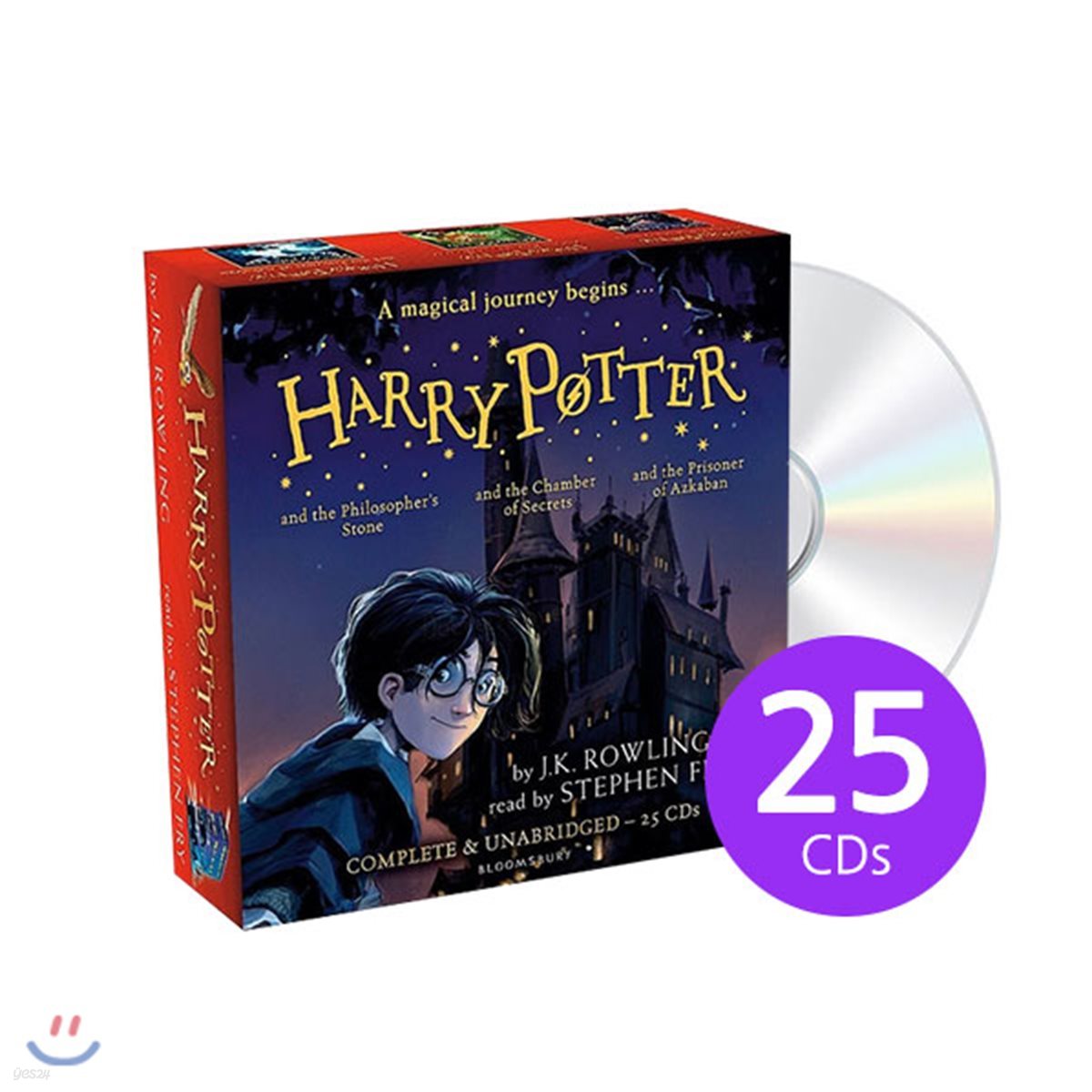 Harry Potter Books 1-3 : Audio CD Collection (영국판) : 해리포터 1,2,3권 오디오북 박스 세트 (오디오 CD 25장)