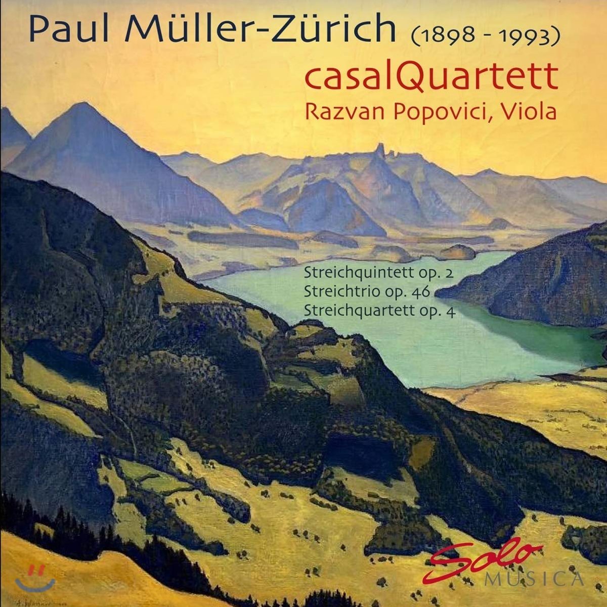 Casal Quartett 뮐러-취리히: 현악사중주 2, 4번, 현악삼중주 (Paul Muller-Zurich: Chamber Music)