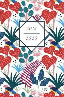 2019-2020 - Kalender, Planer & Organizer: Die Magie Der Botanik - Wochenkalender - Terminplaner - Taschenkalender - 6''x9'' - Inkl. Habit Tracker (F?r