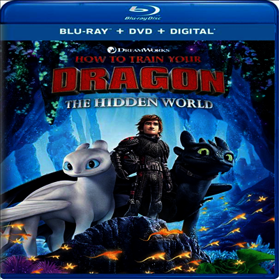 How To Train Your Dragon: The Hidden World (드래곤 길들이기 3) (2019) (한글무자막)(Blu-ray + DVD + Digital)