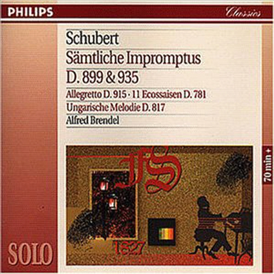 Ʈ :   (Schubert : Complete Impromptus D.899, D.935)(CD) - Alfred Brendel