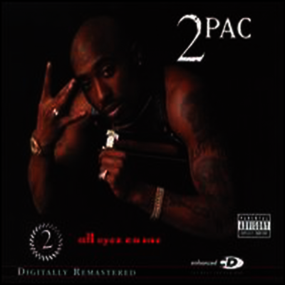 2pac,Tupac — All Eyez on Me 앨범 커버
