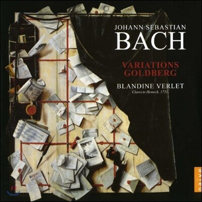 Blandine Verlet 바흐: 골드베르그 변주곡 [하프시코드 연주반] (Bach: Goldberg Variations, BWV988)