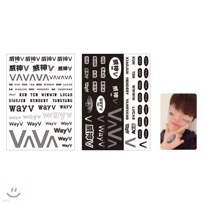 WayV_TEN_TATTOO+STICKER SET