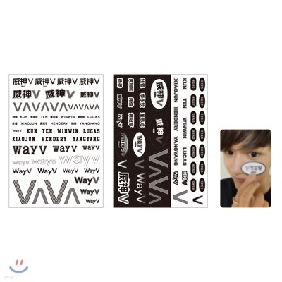 WayV_LUCAS_TATTOO+STICKER SET