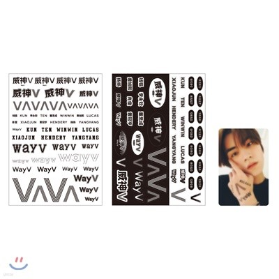 WayV_XIAOJUN_TATTOO+STICKER SET