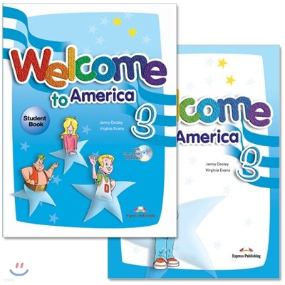Welcome To America 3 : Student Book + Work Book
