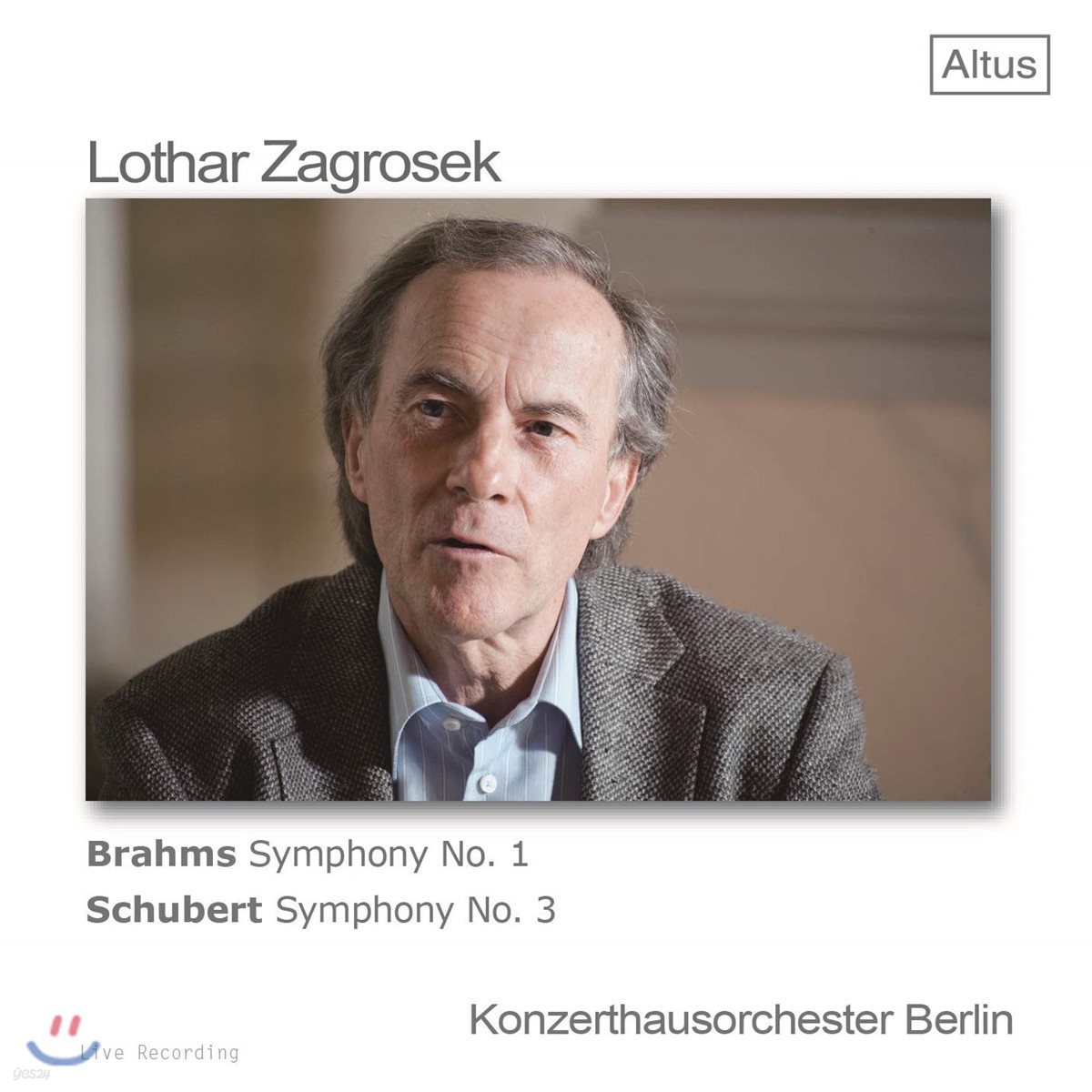 Lothar Zagrosek 브람스: 교향곡 1번 / 슈베르트: 교향곡 3번 (Brahms: Symphony Op.68 / Schubert: Symphony D.200)