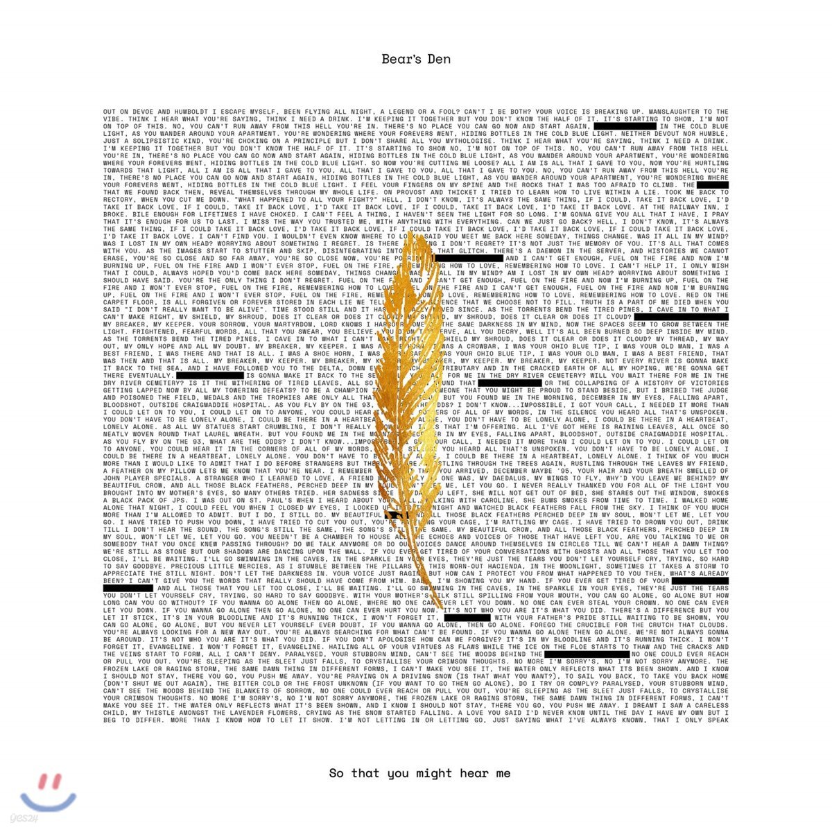 Bear's Den (베어스 덴) - So That You Might Hear Me