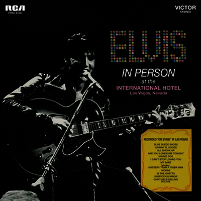 Elvis Presley — In Person At The International Hotel Las Vegas (Poster)(Gatefold) 앨범 커버