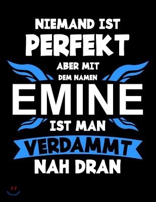 Independently Published Tagebuch / Malbuch / Notizbuch: Emine - ?ber 100 Seiten, Personalaisiertes Dot Grid Notizbuch im A4+ Format mit Punkteraster