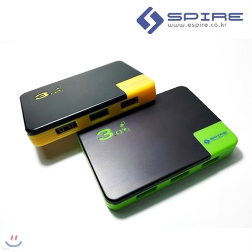 [ŽƮ] SPIRE 4Port USB3.0  SP-30Y (Ʈ & USB & MP3 &    / USB HUB / LED)