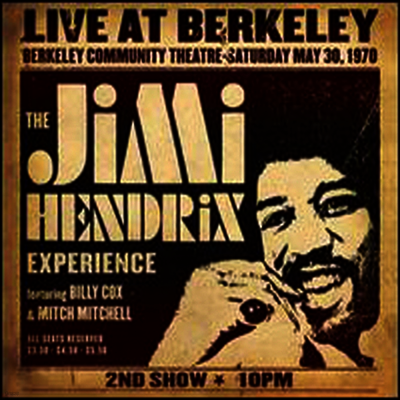 Jimi Hendrix — Jimi Hendrix Experience Live At Berkeley 앨범 커버