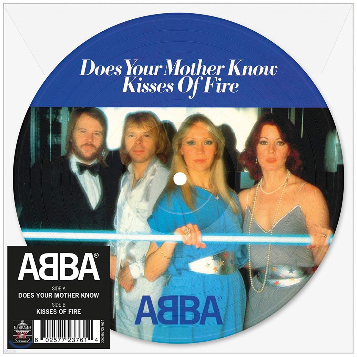 Abba (아바) - Does Your Mother Know / Kisses Of Fire [7인치 픽쳐 디스크 LP]