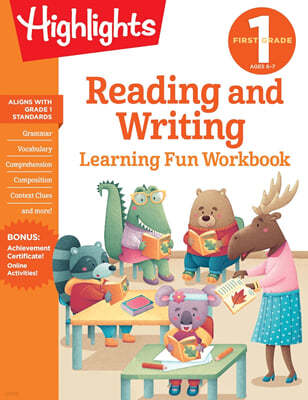 First Grade Reading and Writing : Highlights Learning Fun Workbooks