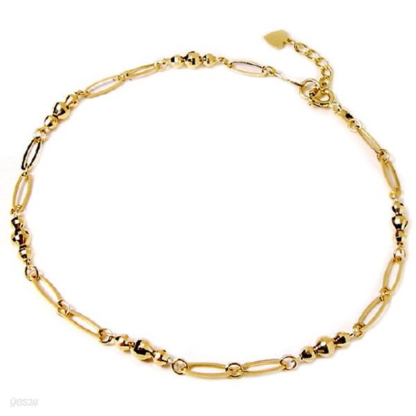 [꿀젬] 14K shine triple ball anklet (발찌)