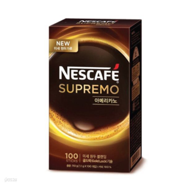 [네스카페] 커피믹스 수프리모 아메리카노 1.1g*100T