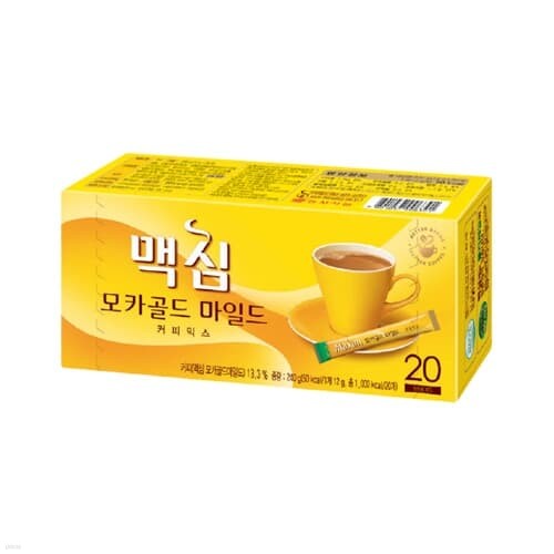 [맥심] 커피믹스  커피믹스 모카골드 12gx20T