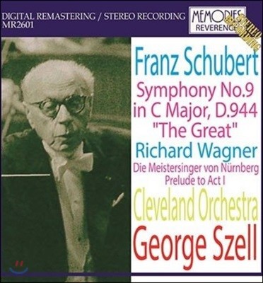 George Szell Ʈ:  9 / ٱ׳: ũ  (Schubert: Symphony D944 / Wagner: Die Meistersinger von Nurnberg)