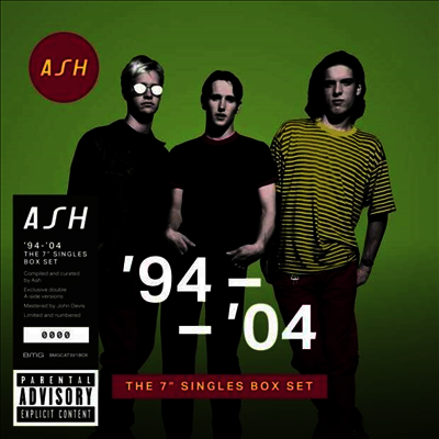 Ash — '94 - '04 - The Singles 앨범 커버