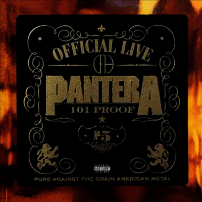 Pantera — Official Live 앨범 커버