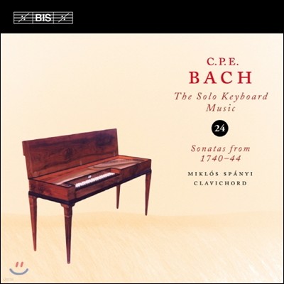 Miklos Spanyi Į ʸ  : ַ Ű  24 (C.P.E. Bach: The Solo Keyboard Music)