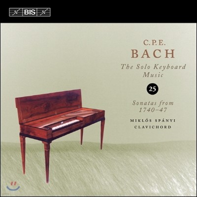 Miklos Spanyi Į ʸ  : ַ Ű  25 (C.P.E. Bach: The Solo Keyboard Music)
