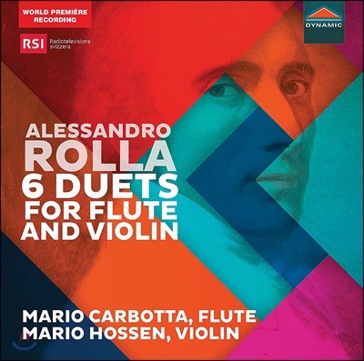 Mario Carbotta / Mario Hossen 알레산드로 롤라: 플루트와 바이올린을 위한 여섯 개의 이중주 (Alessandro Rolla: 6 Duets for Flute and Violin)
